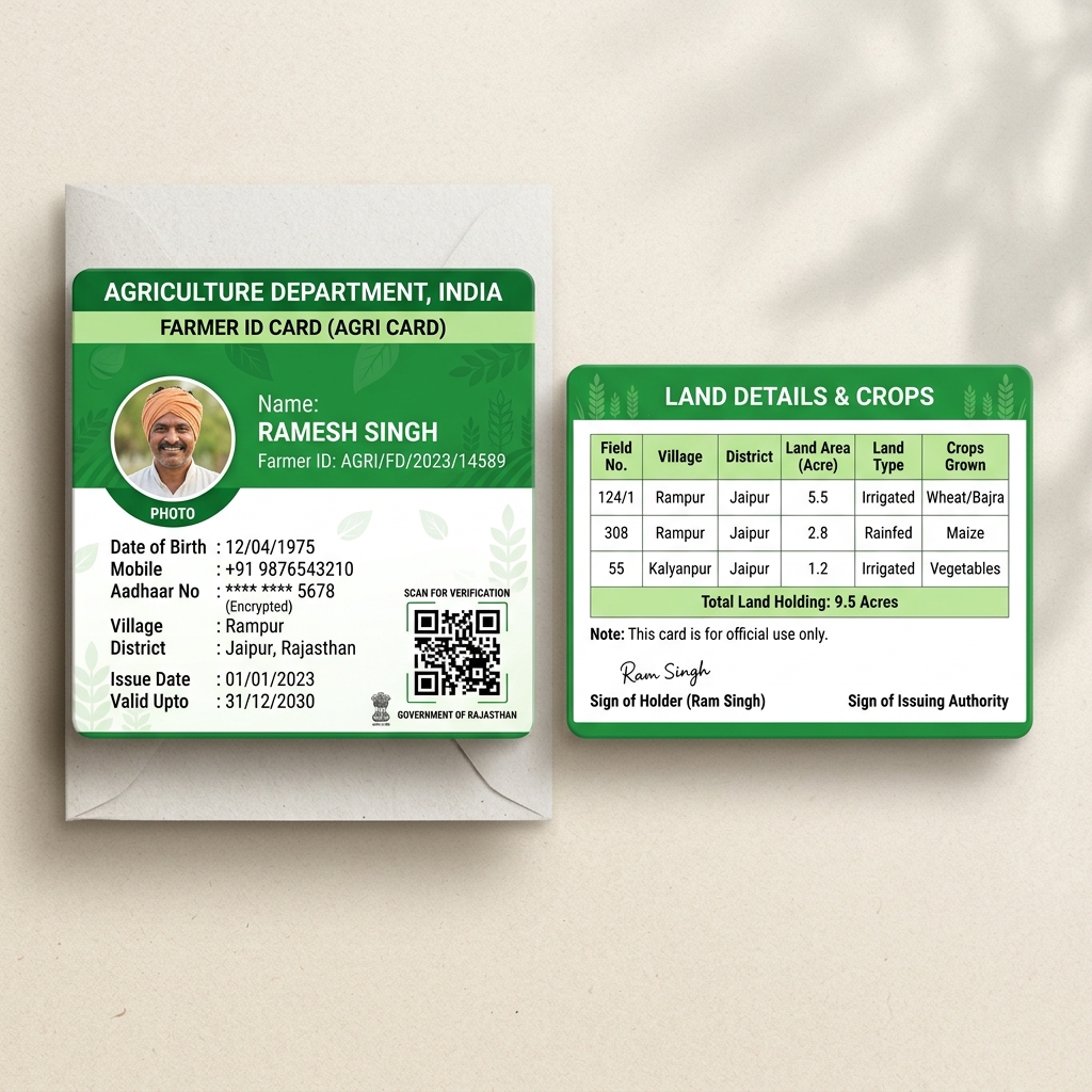 Farmer ID Card Print